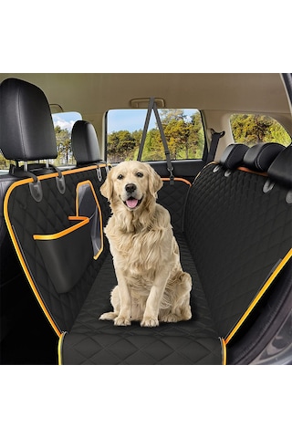 Evcil Hayvan İçin Oto Koltuk Koruma Mat Köpek Halısı Turuncu