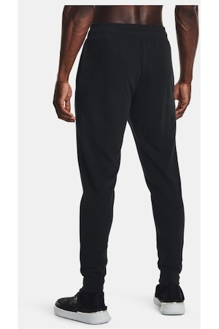 Under Armour UA Rival Terry Erkek Eşofman Altı 1380843-001 Siyah - Beyaz