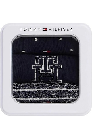 Tommy Hilfiger Th Women Sock 3p Gıf Kadın Lacivert Çorap - S701236464 Lacivert