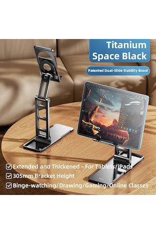 Rtako Tc06 Tablet Telefon Masaüstü Standı - Siyah Siyah