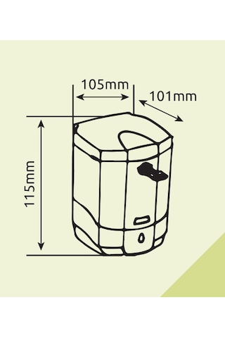 Xinda Zyq80 Fotoselli Sıvı Sabun Verici 800 Ml