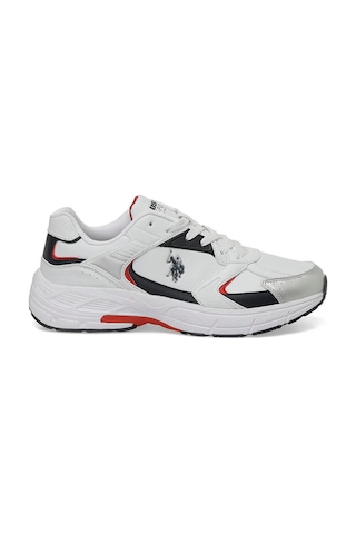 U.S. Polo Assn. Felix 4Pr Erkek Beyaz-Lacivert-Kırmızı Sneaker Ayakkabı-Beyaz