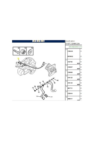 Debriyaj Teli 106 Saxo 2150.q3-cavo4501670