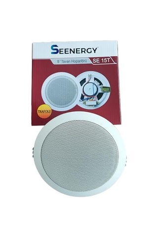 Seenergy Se-15t Alçıpan Tavan Hoparlör / 5" Tavan Hoparlörü 3w / 5 İnç Tavan Hoparlör