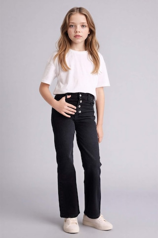 Defacto Geniş Paça Jean Pantolon Kız Çocuk G9585a826spnm40 Siyah-nm40