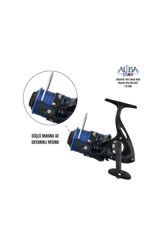 Albastar Tam Takım Profesyonel Tekne Olta Seti Tts003 150 CM-Standart