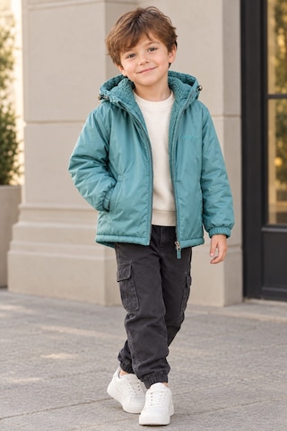Verscon Su İtici Unisex Çocuk Mont/ Yağmurluk Yeşil