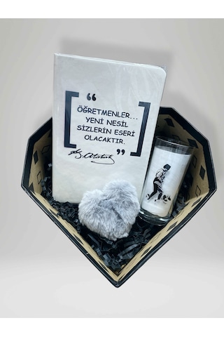 Öğretmenler Günü Temalı Konsept Kutu Hediye Kutusu Kod:16