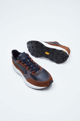 Tamer Tanca Erkek Hakiki Deri Taba Sneakers & Spor Ayakkabı 698 1053-4 Erk Ayk Sk23/24 Taba Suet/lacı Taba