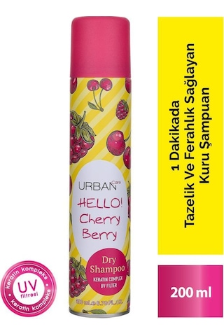 Urban Care Uv Filtre Hello Cherry Berry Kuru Şampuan 200 ML