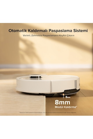 Roborock S8 Pro Akıllı Robot Süpürge Beyaz