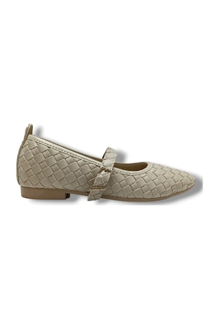 C-shoes Sg400-26 Örme Cilt Baretli Anatomik Kadın Babet Bej
