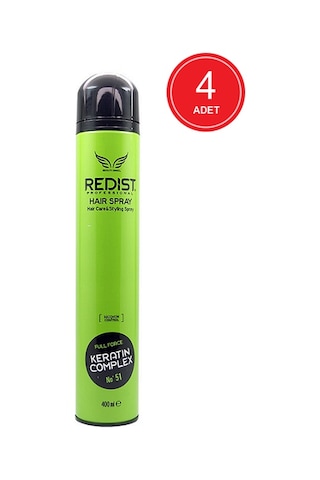 Redist Full Force Keratin Complex Saç Spreyi 4 x 400 ML