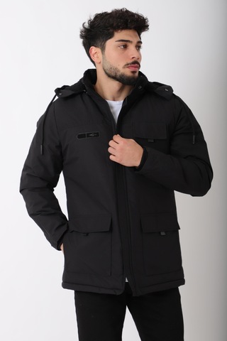 Stilkombin İçi Kürklü Torba Cepli Spor Likra Kumaş Mont Pldp 2988 50410 001