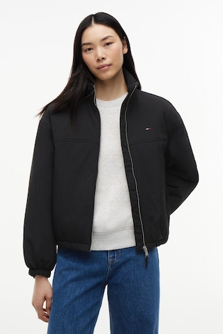 Tommy Hilfiger Tjw Kadın Dolgulu Dik Yaka Siyah Ceket-16392