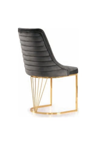 Bera Lüks Ayak Nil Sandalye Gri