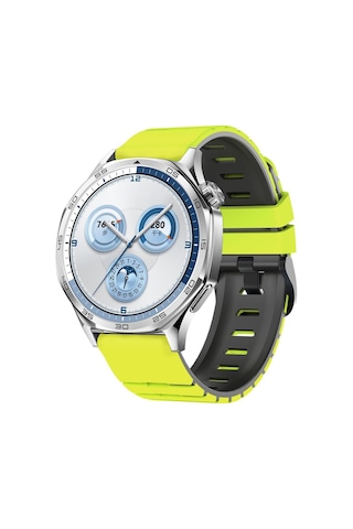 Huawei Watch Gt 6/5/4/3/2 Pro 46mm Ultimate Se Elite Kordon Double Soft Yumuşak Silikon Band Str-27