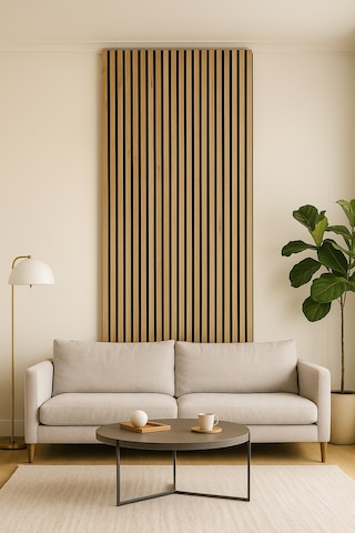 Savana Meşe Keçe Tabanlı Ses Yalıtımlı Duvar Paneli 60x280 Cm Akustik Dekoratif Panel 8 Mm Kalınlık Savanameşe