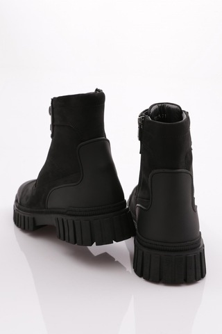 Dgn 9312 Erkek Bağcikli Bot Siyah Nubuk