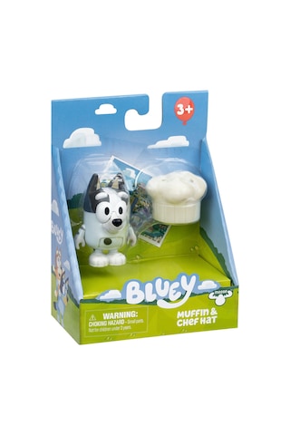 Bluey Tek Figür Aksesuarlı Set - Muffin Ve Aşçı Şapkası