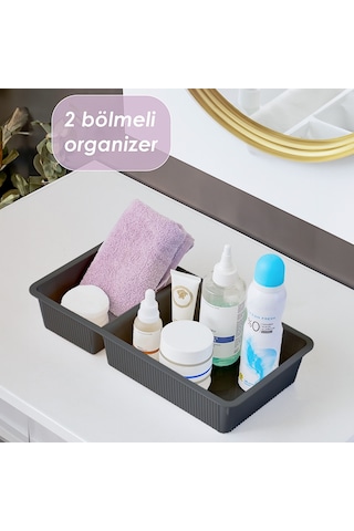Porsima Wh-72 Antrasit 2 Bölmeli Çok Amaçlı Düzenleyici Organizer Antrasit