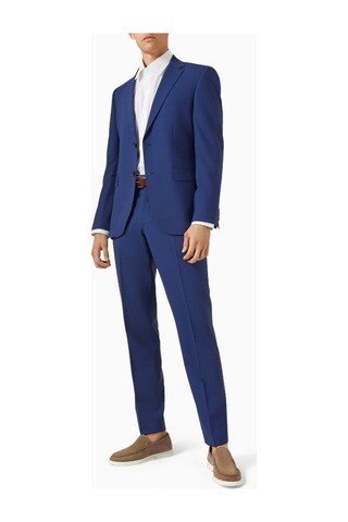 Boss Jeckson Takım Elbise, Lacivert, Klasik Ve Şık Tasarım, Wool-linen