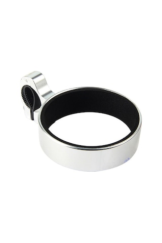 Teltree Bisiklet İçecek Tutucusu - Alüminyum Malzeme, Kahve/süt Çay/su/beer Fıçısı Tutabilir, Logo Özelleştirilebilir, Hafif Ve Kolay Monte Gümüş Gümüş