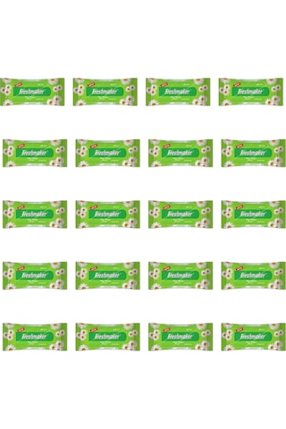Freshmaker Islak Cem Mendil - Alkolsüz Ve Ph Dengelenmiş - Çiçeksi Kokular - 15 Adetlik 20 Paket 20'li Set