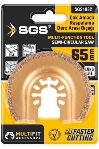 Sgs 1882 Multı-tools Kesici Ve Raspalama Derz Arası Temizleme Karbür 65mm Sgs 1882 Multı-tools Kesici Ve Raspalama Derz Arası Temizleme Karbür 65mm