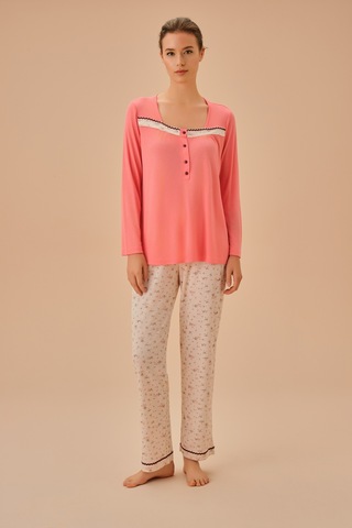 Suwen Young Mother Pijama Takımı Sh25162660334 Pembe