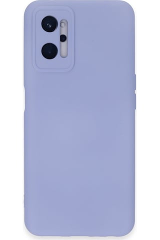 Realme 9i 4g Kılıf İçi Kadife Kaplı Nano Silikon Kapak - Lila Lila