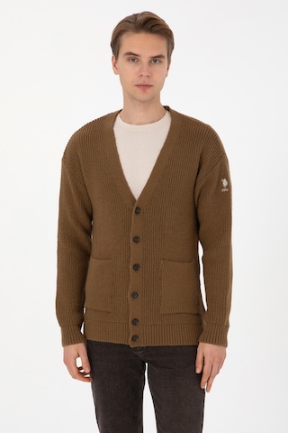 U.s. Polo Assn. Erkek Haki Hırka Triko 50314960-vr027 Hakı
