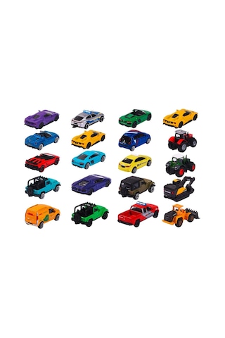 8501004000 Majorette Street Cars 1:64 Metal 5'li Araba Seti , 3 A