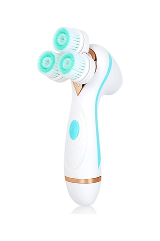 Sones Cnaier Ae-878 Usb Şarjlı Silikon Yüz Cilt Bakımı Elektrikli Yüz Temizleyici Mavi