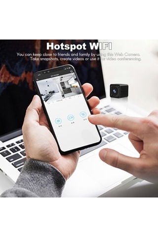 Xindoker Hdq9 Mini Spor Kamera - 1080p Hd, Wifi Bağlantısı, İnfrafed Gece Görüşü Ve 360 Döner Braket İle Taşınabilir Dış Etkileşim Kameralı