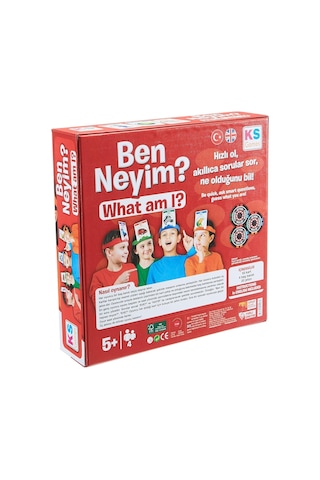 KS Games Kids What Am I (Ben Neyim) Kutu Oyunu