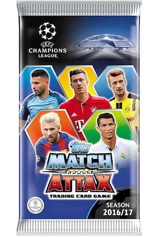 Uefa Şampiyonlar Ligi 16/17 Match Attax Futbolcu Kartları