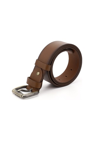 Gönderi R Taba Antik Hakiki Deri 4,5 Cm Kot Kemeri Taba