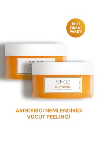 Sinoz Body Scrub Besleyici Nemlendirici Vücut Peelingi 2 x 300 G