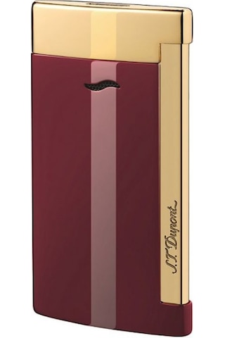 S.T. Dupont Slim 7 Çakmak 027707 Lake Bordo Altın