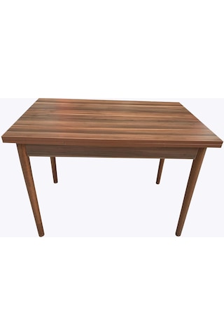 Evimeaksesuar 60X90 Cm Yanlardan Açılır Smart Masa-Ahşap Ayaklı-Ceviz