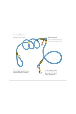 Soulader Yansıtıcı Işıklı Gece Güvenlik Tasması, Köpekler İçin Yuvarlak Naylon İp Boyun Tasması, Evcil Hayvan Gezdirme Ekipmanları