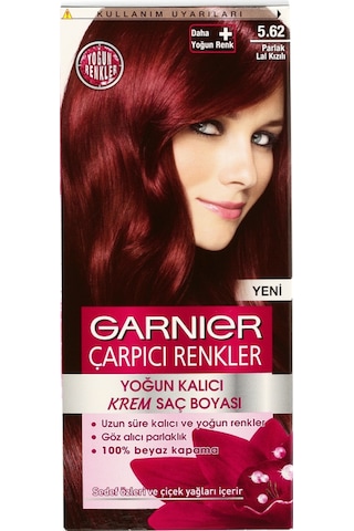 Garnier Çarpıcı Renkler Saç Boyası 5.62 Parlak Lal Kızılı 5.62 Parlak Lal Kızılı