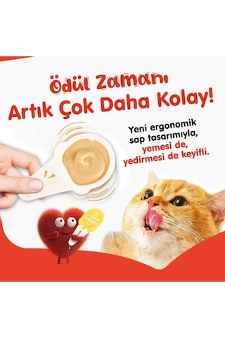 Wanpy Tavuklu Kaşık Krema Kedi Ödül Maması 10x16 Gr