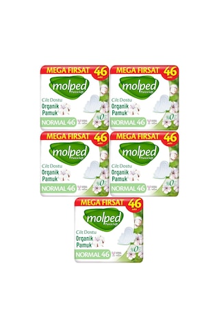 Molped Pure&soft Hijyenik Ped Normal 230 5pk 46 Adet Mega Pk