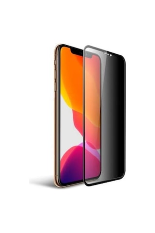 Iphone 11 Ekran Koruyucu Gizli Hayalet Cam 9d Tam Kaplama Siyah