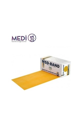 Moves Band 1.5 Metre Sarı Egzersiz ve Pilates Direnç Bandı Sarı