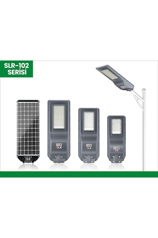 Dls 100w Profesyonel Solar Sokak Armatürü Tüm Gece Aydınlatma Güneş Enerjili Slr-102-100-01