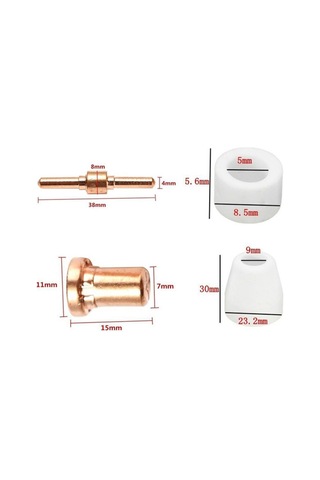 Homyl Cut40 Cut50 Kesme Meşale Parçaları Için Lg-40 32-adet