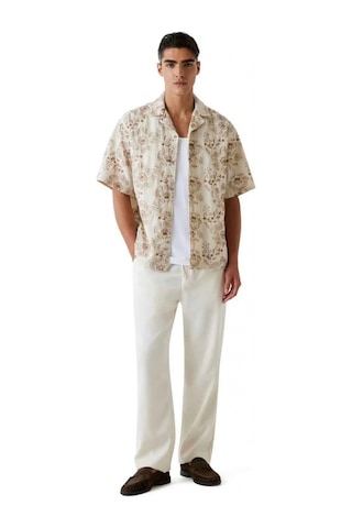 Guess Paolo Relaxed Fit Beyaz Pantolon M6gb15w2024-g018